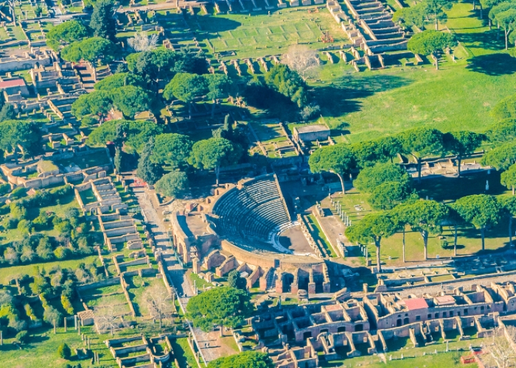 Ostia Antica, Rome's answer to Pompeii, is a must see