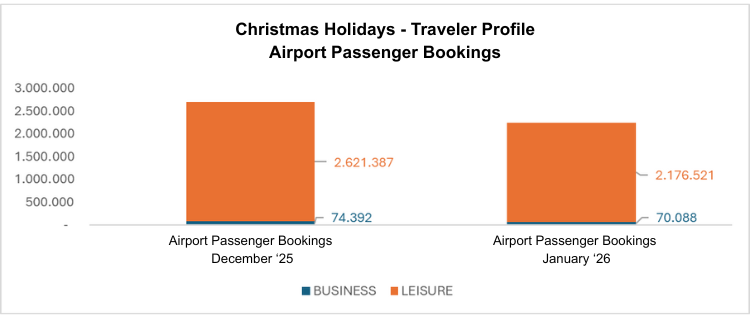 Christmas Holidays Traveler Profile Airport Passenger Bookings