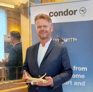 Condor Italia Peter Gerber ceo di Condor Airlines