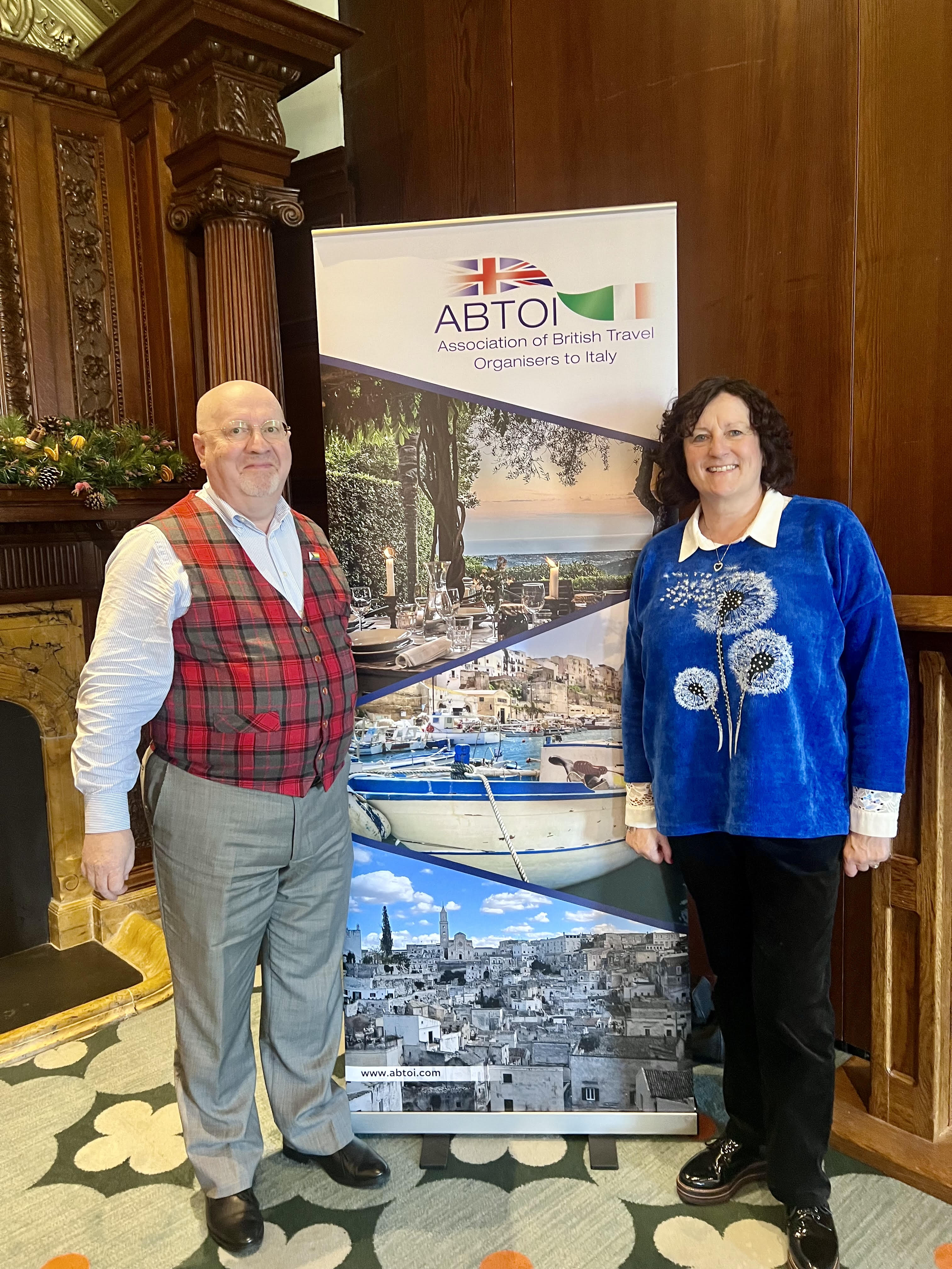 Lisa Leggate and Enrico Soresini