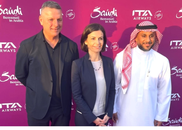 Presented by Visit Saudi and ITA Airways, the new Riyadh-Rome route