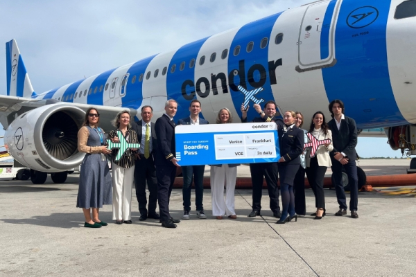 Condor launches three daily Frankfurt to Venice Marco Polo flights