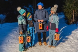 Winter torchlit processions and Christmas markets in the Val d'Ega