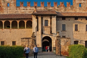 Tricks or treats in Castle Malpaga near Bergamo