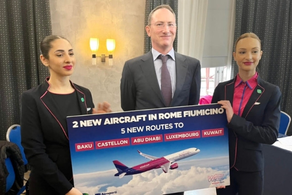 New Wizz Air flights to Rome from Europe and the Middle East