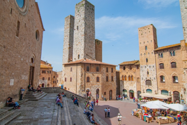 San Gimignano in Tuscany is considered Italy’s Medieval Manhattan 