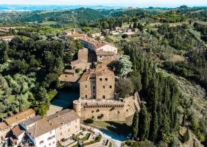 Castelfalfi renews its image with a new logo that combines past and future