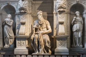 Michelangelo’s Moses in Rome’s San Pietro in Vincoli church