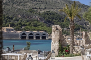 Favignana's historic Camparìa tuna fishery is a museum and lounge bar