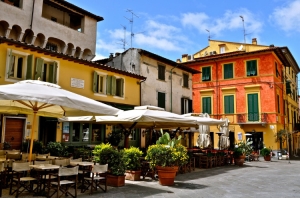 Pietrasanta in Tuscany is a little Versilian coastal town big on art
