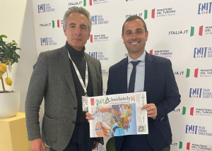 Paolo Giuntarelli, regional director for cinema, tourism and sport of the Lazio Region and Fabrizio Ferrara, President of the V Legislative Committee of the Sicilian Region