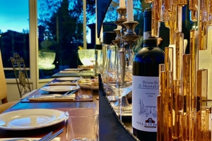 Montalcino in Tuscany. Brunello wine meets art at Villa Le Prata