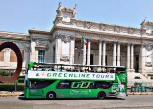 Green Line. The new Explore Museums cultural bus route in Rome