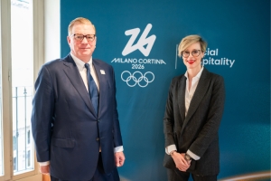 Emilio Pozzi with Federica Pellegrini