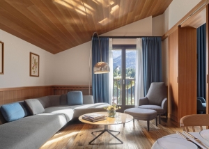 The new elegant suites at Faloria Mountain Spa Resort in Cortina d'Ampezzo