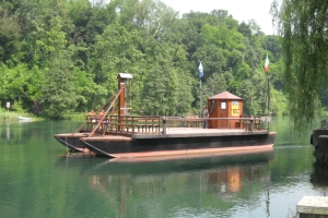 Leonardo da Vinci’s historic ferry in the vicinity of Milan