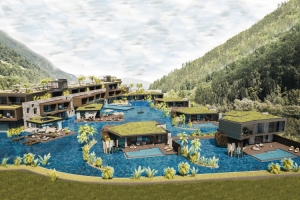 Coming soon: the new Quellenhof See Lodge, a resort with tropical character at 600 meters asl
