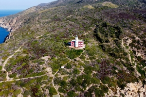Easter at Capel Rosso Lighthouse on Giglio Island in Tuscany 