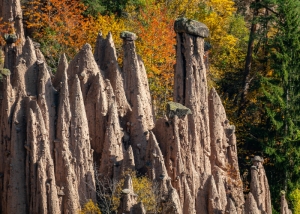 Marvels of Nature. The Renon Earth Pyramids in Ritten, Italy