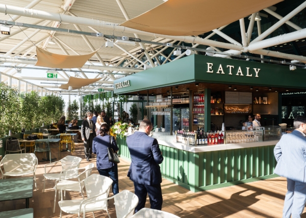 The new Eataly Terrace opens at Rome’s Fiumicino Airport 