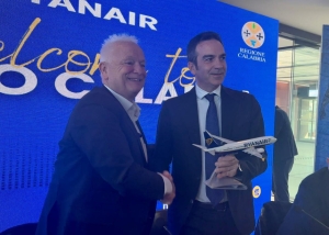 Calabria. Ryanair announces 10 new summer routes with a new base in Reggio Calabria