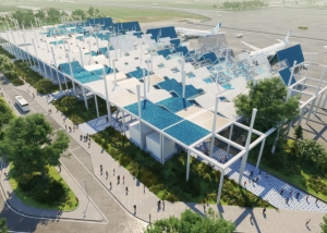 Salerno Costa D'Amalfi Airport Rendering Project Alfonso Femia Studio