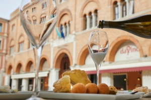 La Casa del Prosecco in the Veneto city of Treviso has over forty different Prosecco wines 