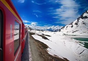 Bernina Express - From glaciers to palms