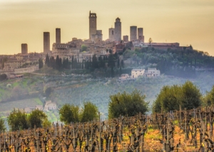 San Gimignano. The town of the towers is a UNESCO site and an open-air museum 