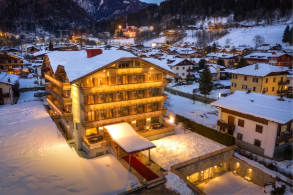 Blu Hotels’ third Trentino property is the Beverly Alps in Pinzolo