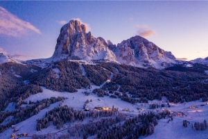 Val Gardena’s new ski runs and the 81-cabin Pininfarina Sassolungo cable car 