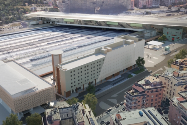 The Deutsche Hospitality Group debuts in Italy with a hotel at Rome’s Tiburtina station