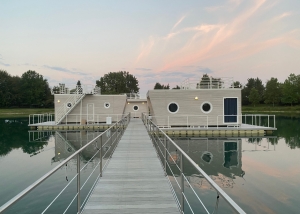 Floating glamping holidays with Waterdream