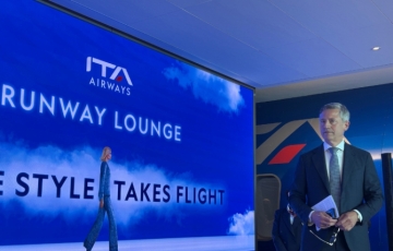 ITA Airways raises the curtain on the new Milan Linate Runway Lounge